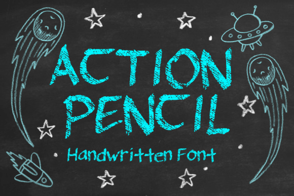 Action Pencil: A Handwritten Display Font That Feels Human