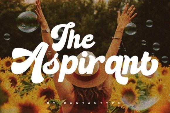 Aspirant: A Retro Script Font for Editorial Charm