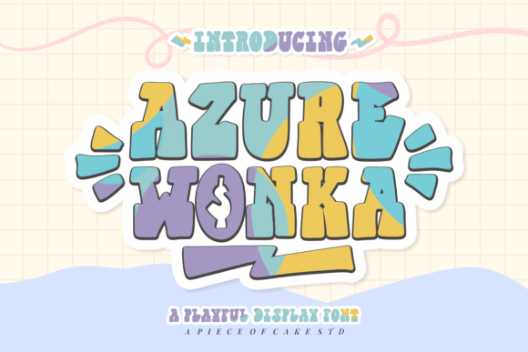 Azure Wonka: A Playful Display Font for Small Business Branding