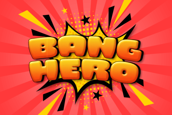Bang Hero: A Playful Display Font That Pops on Every Screen