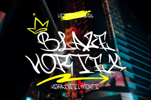 Blaze Vortex: A Bold Display Font for Digital Branding