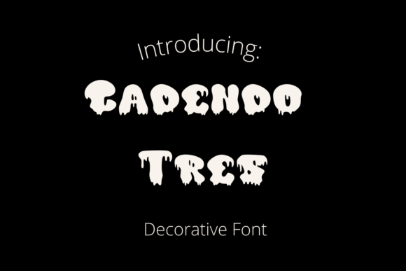 Cadendo Tres: A Playful Display Font for Digital Branding