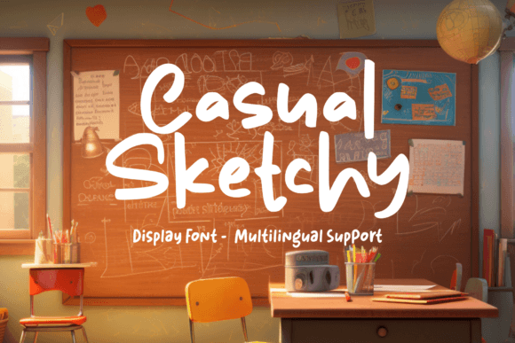 Casual Sketchy: A Hand-Drawn Font for Warm, Unfussy Branding