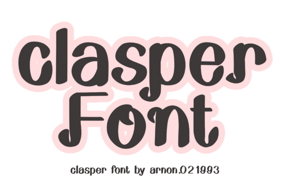 Clasper: The Friendly Display Font That Stops Scrolling