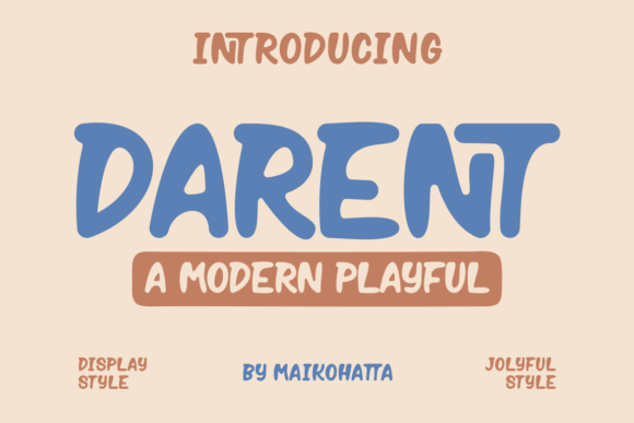 Darent: A Modern Display Font That Feels Like It Belongs