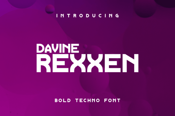 Davine Rexxen: A Bold Display Font for Memorable Branding