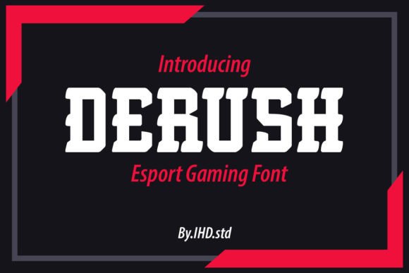 Derush: A Display Font That Elevates Real Branding Work