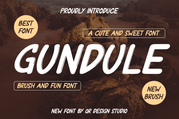 Gundule: A Display Font with Editorial Charm