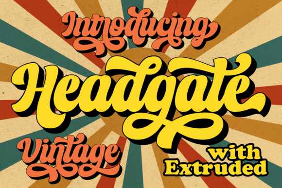 Headgate: A Vintage Script Font That Elevates Digital Branding