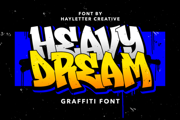 Heavy Dream: A Bold Graffiti Font for Urban Brand Identity