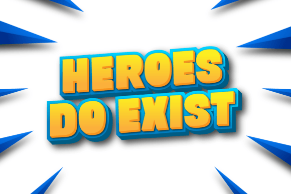 Heroes Do Exist: A Bold Display Font That Cuts Through the Feed