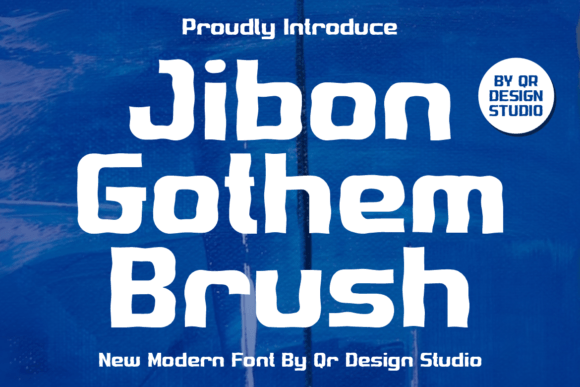 Jibon Gothem Brush: A Display Font with Warmth and Presence