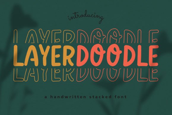 Layerdoodle: A Display Font That Feels Like a Thoughtful Pause