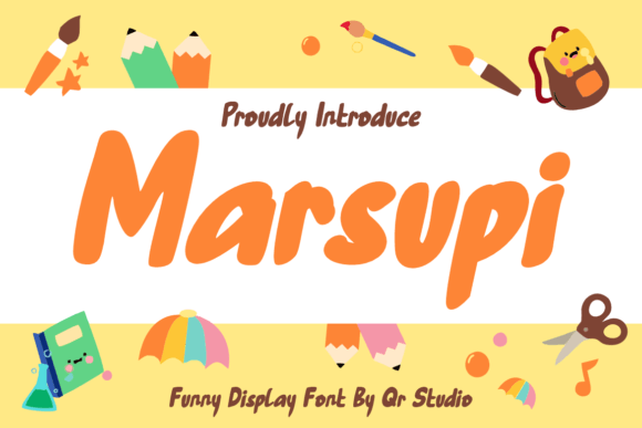 Marsupi: A Playful Display Font That Makes Your Brand Feel Real