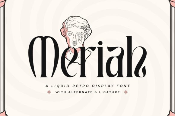 Meriah: A Retro Display Font That Actually Works in Real Branding