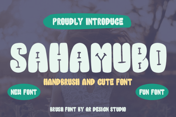Sahamubo: A Bold Display Font for Confident Digital Branding