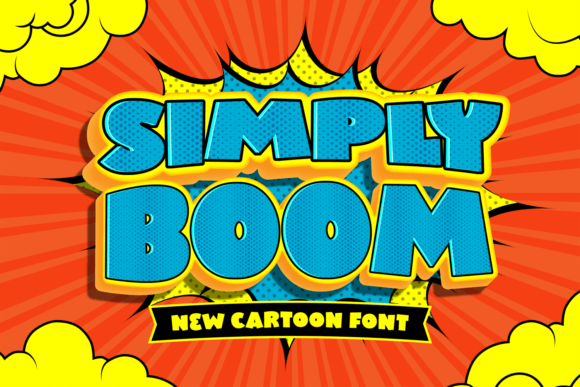 Simply Boom: A Playful Display Font That Sticks