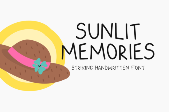 Sunlit Memories: A Handwritten Display Font That Connects