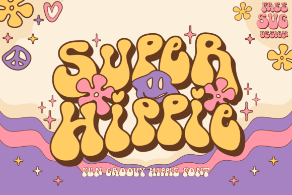 Super Hippie: A Display Font That Brings Joy to Your Brand