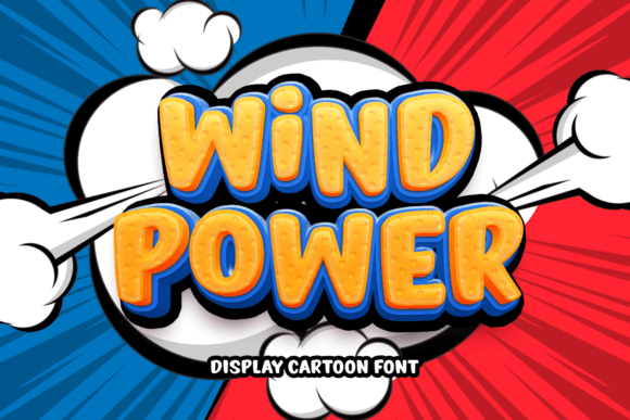 Wind Power Font: A Playful, Bold Display Typeface for Makers