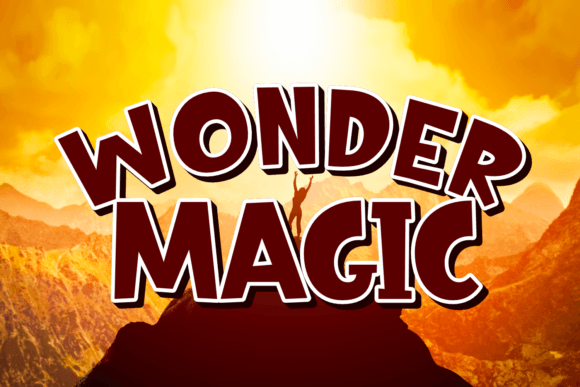 Wonder Magic: A Playful Display Font for Handmade Charm