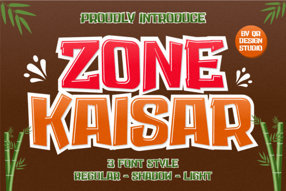 Zone Kaisar: A Bold Display Font That Commands Attention